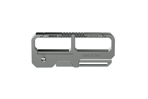 Groove® Carabiner Knife - Silver
