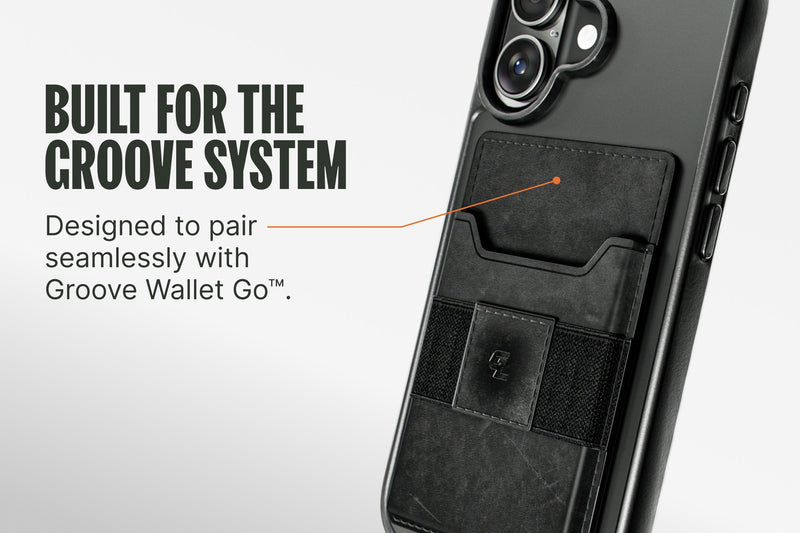 Groove MagSafe Phone Case - Black