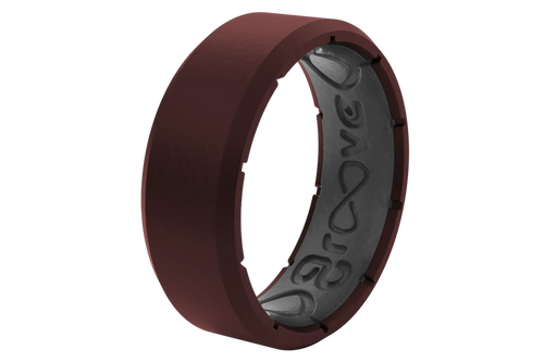 Edge Crimson &amp; Grey Ring