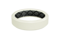 Zeus Cream White Thin Ring