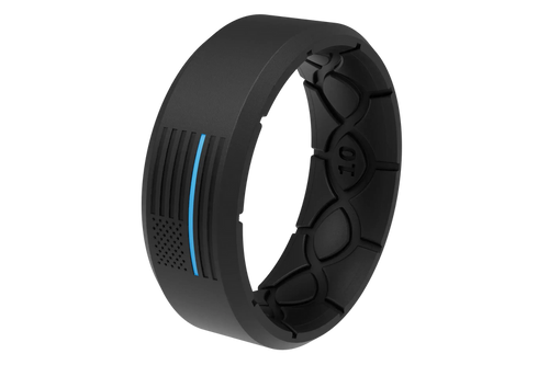Edge Hero - Protector Black/Blue Line Ring